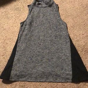 Grey and black tank top